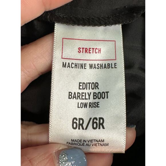 Express gray low rise barely boot pants size 6 - Picture 4 of 8